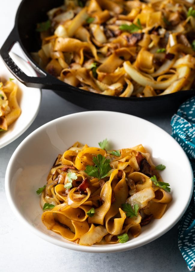  Cabbage and Noodles with Bacon! 