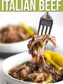 Instant Pot Italian Beef Recipe #ASpicyPerspective #pressurecooker #keto #lowcarb #paleo