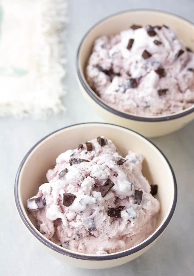 Lavender Dark Chocolate Chip Ice Cream Recipe