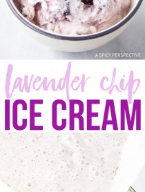 Perfection! Lavender Dark Chocolate Chip Ice Cream Recipe