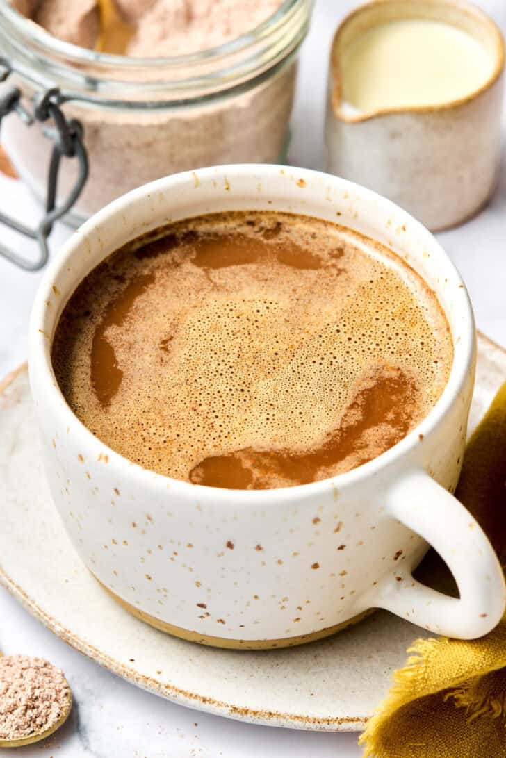 #mexicanmoccharecipe Mexican Mocha Recipe - close up shot with cinnamon