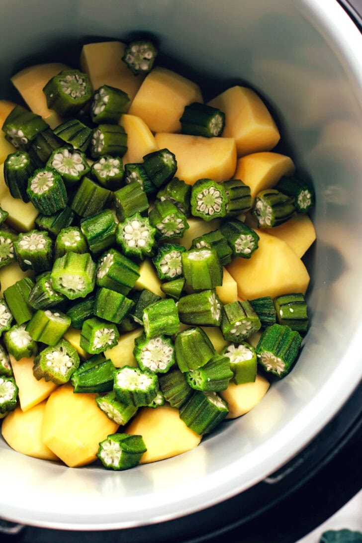 okra in slow cooker