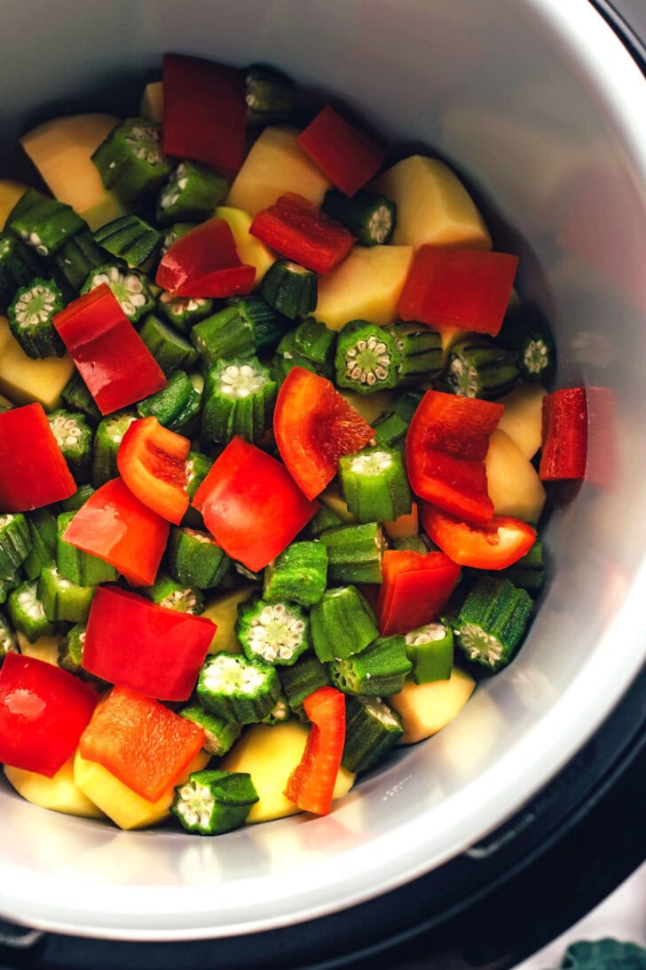 bell peppers in slow cooker
